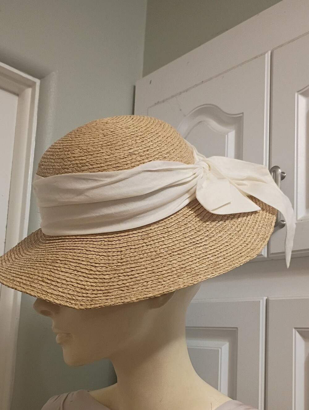 ❤️RALPH LAUREN Black Label Girls 4-6X Raffia Hat